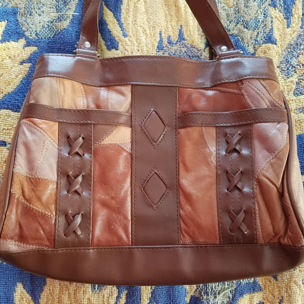 Patchwork Leather Purse - image 4